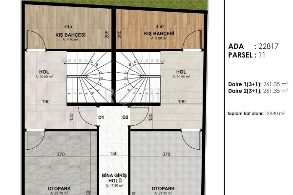 Eskişehir Sazova Mahallesi Fırsat 3+1 İkiz Villa Projesi ( RS - 10188 )