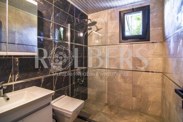 Fethiye Kayaköy'de Kiralık Muhafazakar Jakuzili 2+1 Villa ( RK - 10178 )